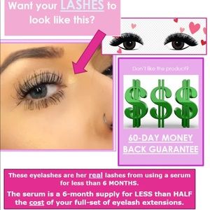 Lash enhancement serum